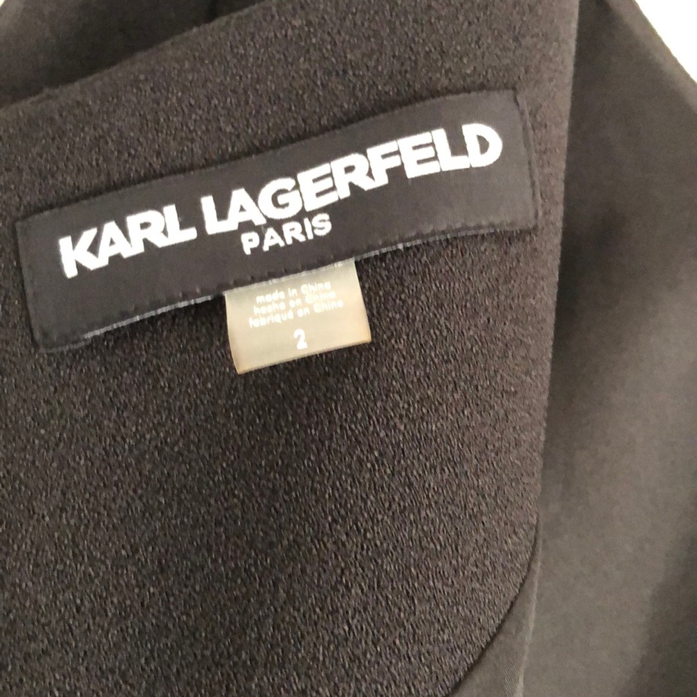 Karl Lagerfeld NWT little black perfect dress🔥❤️ - Picture 11 of 11